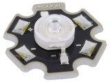 LED UV ProLight Opto 3W 700mA 390-410nm 130&deg; 3,1-4,35V DC