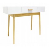 Cumpara ieftin Comoda Scandinava Alba, 1 Sertar, 100x40x79 cm, Lemn MDF, Chomik. Noptiera Stil Nordic Living, Hol