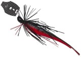 Chatterbait SAVAGE GEAR Crazy Swim Jig, Black N Red, 10cm, 8.5g, 1buc/pac