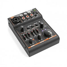 Power Dynamics PDM-D301BT, pult de mixaj cu 3 canale, pult de mixaj USB, Bluetooth, phantom power foto