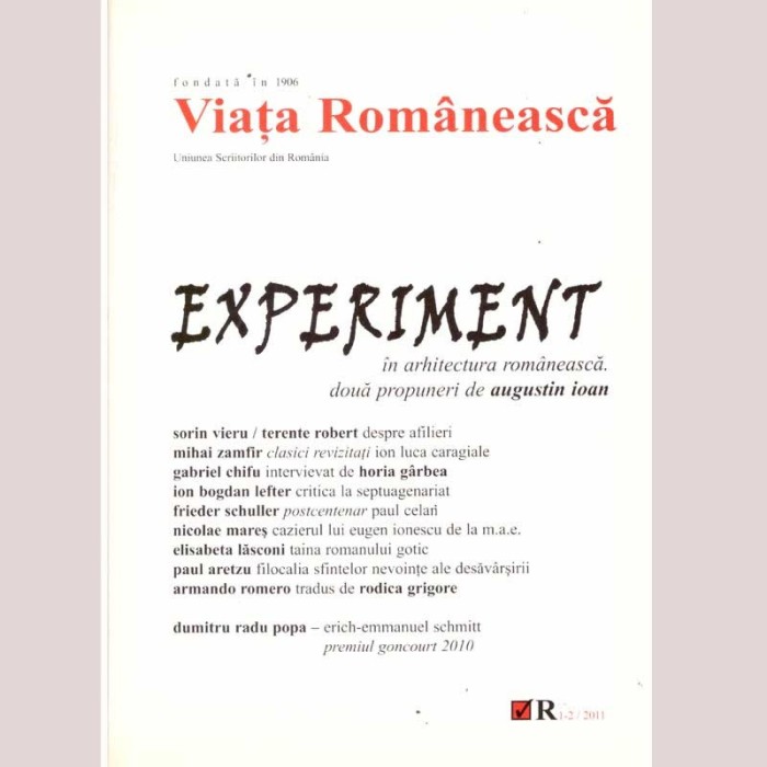 colectiv - Experiment in arhitectura romaneasca. Doua propuneri de