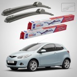 Cumpara ieftin Ștergătoare Mazda 2 DE 2008-2010 | Set Față Flat &ndash; TeamCar&reg;