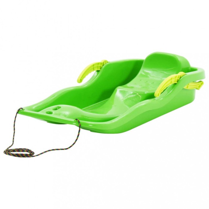 vidaXL Sanie cu fr&acirc;ne, verde, 87x40x18 cm, polipropilenă 93715