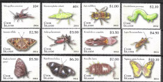 Insulele Cook 2014 - Insecte, fauna, fluturi, serie neuzata foto