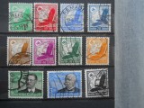 A2 1934 SERIE GERMANIA REICH,STAMPILATA