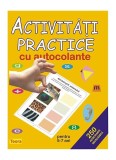 Activități practice cu autocolante 5-7 ani - Paperback brosat - *** - Teora