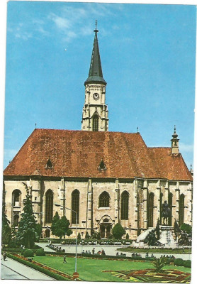 carte postala-CLUJ -Catedrala Sf Mihail foto