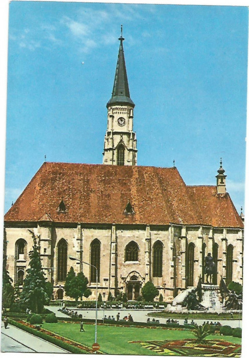 carte postala-CLUJ -Catedrala Sf Mihail