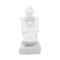 Decoratiune&nbsp;Craciun, PE, casa cu sclipici, LED, 2xAA, 9.5x9.5x25.5 cm