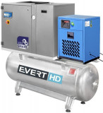 Compresor Aer Evert 500L, 400V, 7.5kW EVERTHDVT7,5/10-500