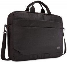 GEANTA CASE LOGIC, pt. notebook de max. 15.6 inch, 1 compartiment, buzunar frontal x 2, waterproof, poliester, negru, &quot;ADVA-116 BLACK&quot;/3203988