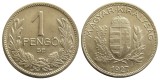 a552 UNGARIA 1 PENGO 1927 ARGINT VF+ foarte frumoasa