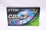 Caseta audio TDK CDing2 74 - sigilata
