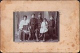 P2/504 Militar austro-ungar de origine rom&acirc;nă cu familia, studio G&aacute;lfy, Abrud