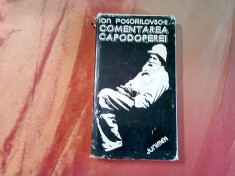 COMENTAREA CAPODOPEREI - Ansamblul scuptural BRANCUSI - Ion Pogorilovschi - 1976 foto