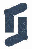 Șosete bumbac cu picățele, DiWaRi Comfort (melanj) 040, Gri &Icirc;nchis, 27 (42-43)