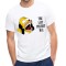 Tricou barbati alb - Simpson - XL