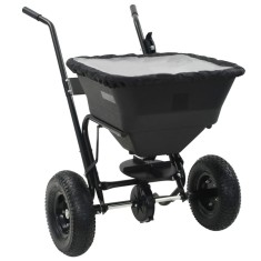 Utilaj de &icirc;mprăștiat sare, 106x73x76 cm, PVC și oțel, 45 L