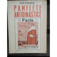 PAMFLETE ANTIDINASTICE - N.D. COCEA