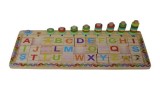 Numaratoare FamousKids&reg;, cu cilindri si alfabet cu diacritice, Montessori