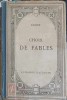 CHOIX DE FABLES D&#039;ESOPE, F. ALLEGRE, 1930, Librairie HACHETTE, Romana, Cartonata, Carte Veche, Bibliofilie