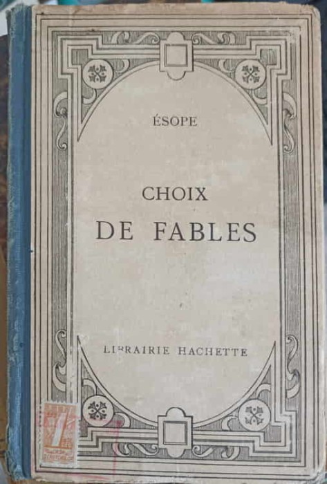 CHOIX DE FABLES D&#039;ESOPE-F. ALLEGRE-249884