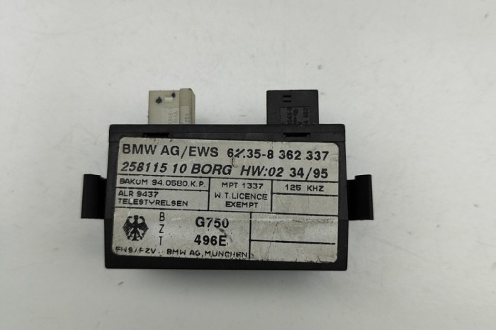Modul imobilizator BMW 7 E38 1996 OEM: 8362337 | 31968172