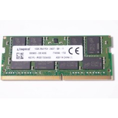 Memorie ram Laptop Kingston 16GB, DDR4, 2Rx8, PC4-2400T, 2400Mhz, K821PJ-MID, PC4-19200, 1.2V, CL17, Non-ECC, sodimm, 260 pini