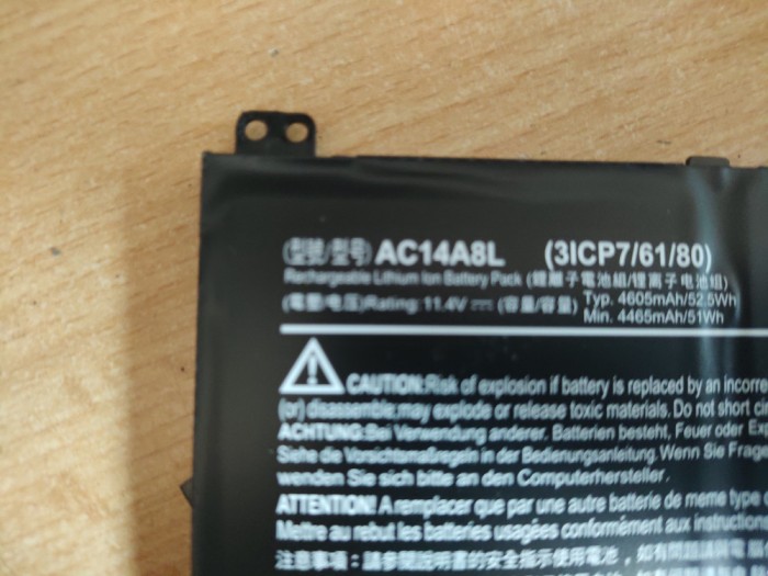 baterie Acer Aspire VN7-591, A189