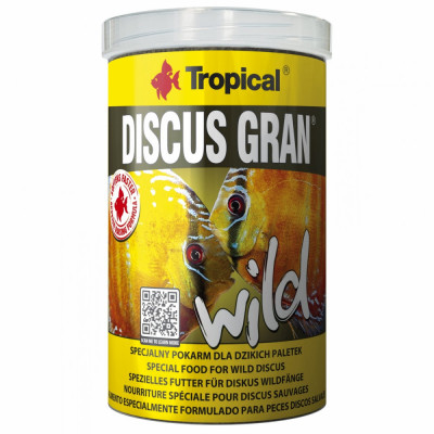 DISCUS GRAN WILD Tropical Fish, 1000 ml/440g AnimaPet MegaFood foto