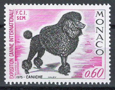 Monaco 1975 Mi 1182 MNH - Expoziție internațională de c&amp;acirc;ini, Monte Carlo foto