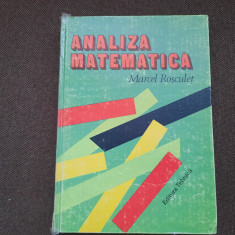 MARCEL ROSCULET - Analiza matematica 1996