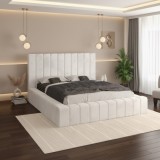 Pat Tapitat Rubin Alb Catifea Premium Transport rapid