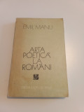 ARTA POETICA LA ROM&Acirc;NI - EMIL MANU