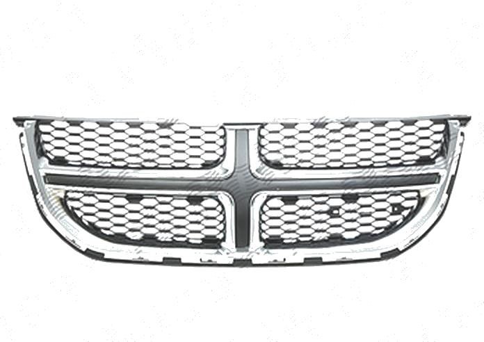 Grila masca fata Dodge Grand Caravan, 01.2011-, fata, crom/negru