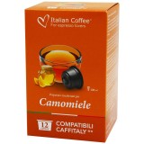Ceai de Musetel cu Miere, 12 capsule compatibile Cafissimo/Caffitaly/Beanz, Italian Coffee