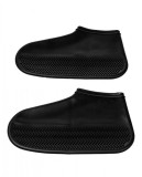 Protectii Silicon Incaltaminte Impermeabile Antiderapante, Albastru/Negru, Marimi S(30-34), M(35-40), L(41-45)