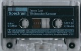 Caseta audio James Last - Weihnachtskonzert, Spectrum, Stare foarte buna, Fara coperta, Germania