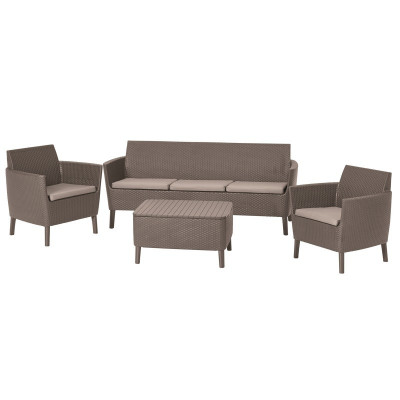 238589 KETER Set mobilier gradina cappuccino Salemo foto