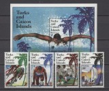 Turks and Caicos 1988 - Jocurile Olimpice, sport, serie si colita neuzata