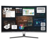 Monitor LED Office Pro Curbat 32 inch OptimX MT32J-1, Full HD 1920x1020 VGA, HDMI, Slim, RGB Light NewTechnology Media