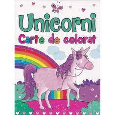 Unicorni. Carte de colorat - Ed. Flamingo