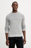 Pepe Jeans pulover de bumbac culoarea gri, călduros, PM7000019