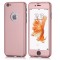 Husa Fullbody MyStyle Rose-Gold pentru Apple iPhone 6 Plus / Apple iPhone 6S Plus acoperire completa 360 grade
