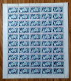 Cumpara ieftin ✅ Cehoslovacia 1991 "30 ani Tratatul Antarcticii" pinguini , serie in coala de 50 , Michel 3086 cota 100 &euro; , MNH