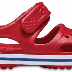 Sandale Crocs Crocband II Sandal Kids Rosu - Pepper/Blue Jean