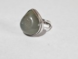 Inel argint cu piatra cuart de tip drusy #2957