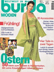 Burda revista de moda (croitorie) insert in limba romana 46 tipare 3/1995 foto