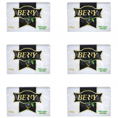 6 x Seturi Sapun de rufe berry, 500G, 4 x 125g/set foto