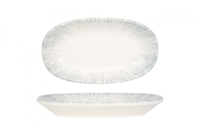 Bonna Placa de service - Iris - Por&Aring;&pound;elan - 19x11 cm - set de 2